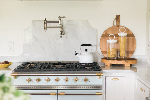 Rustic Handmade Serving Board with Contrast Trim