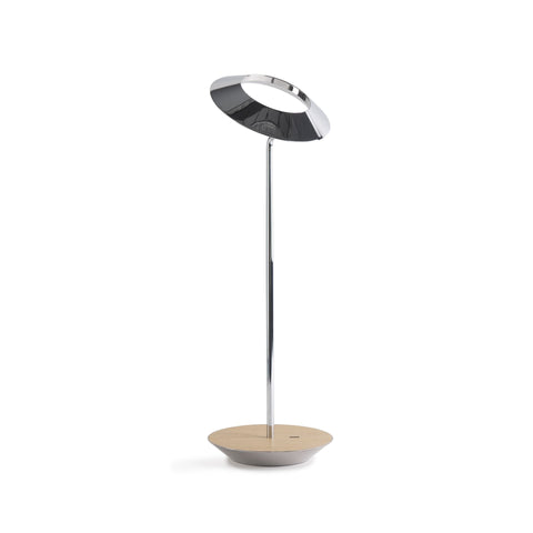 Royyo Minimalist Desk Lamp with USB Port in Matte Black