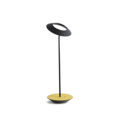 Royyo Minimalist Desk Lamp with USB Port in Matte Black