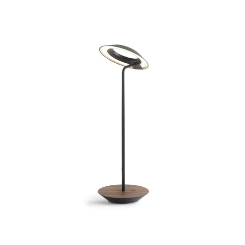 Royyo Minimalist Desk Lamp with USB Port in Matte Black