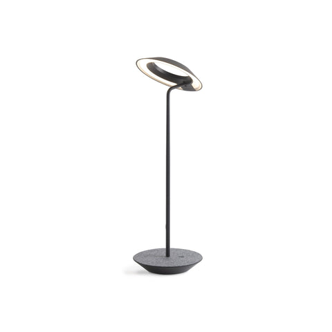 Royyo Minimalist Desk Lamp with USB Port in Matte Black