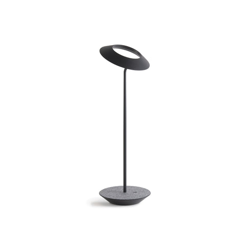 Royyo Minimalist Desk Lamp with USB Port in Matte Black