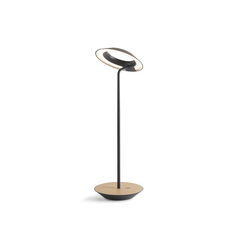 Royyo Minimalist Desk Lamp with USB Port in Matte Black