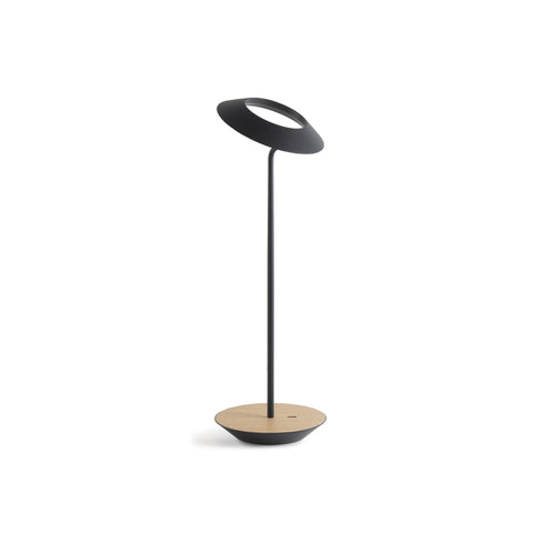 Royyo Minimalist Desk Lamp with USB Port in Matte Black