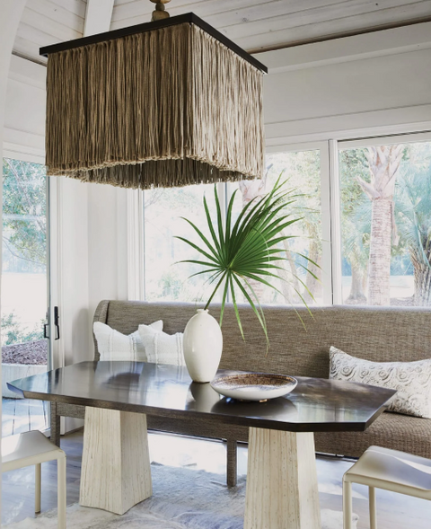 Debordieu beachside home dining area designed by Circa – Luxury interior design firm