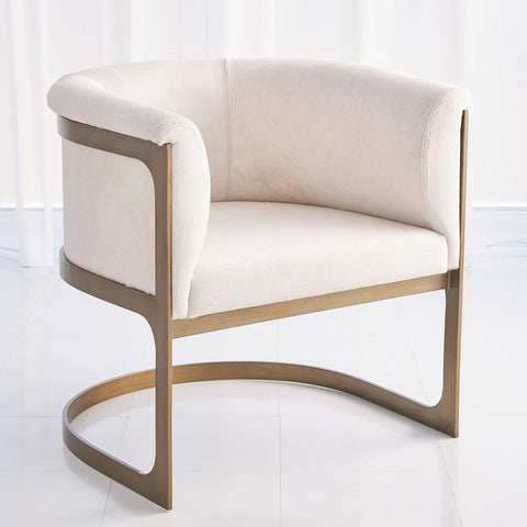 Timeless Minimalist Modern Barrel Upholstered Accent Chair