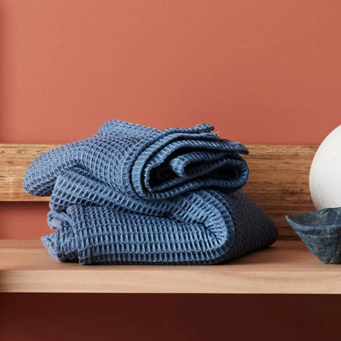 Ettitude Bamboo Waffle Weave Quick Dry Soft Bath Towel - Set of 2