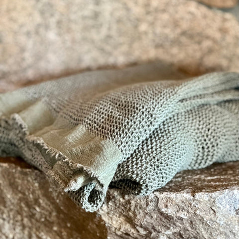 Rumor Minimalist Solid Linen Throw