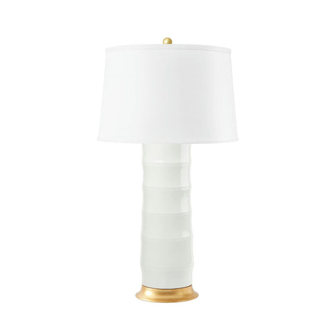 Saigon Column Drum Handcrafted Asian Table Lamp