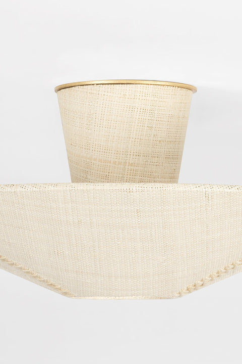 Salisbury Bohemian Conical Semi Flush Mount Ceiling Light