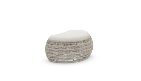 Outdoor Living & Garden Coastal Pouf Ottoman
