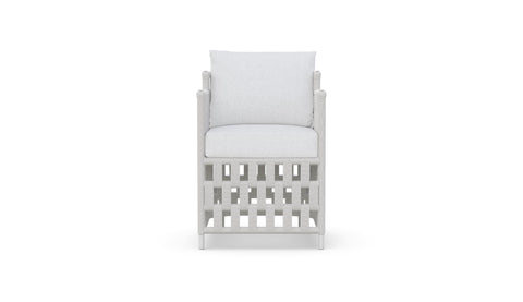 Outdoor Living & Garden Modern Handmade Wicker Dining Armchair
