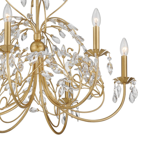Sadie Designer Collaboration Elegant Candelabra Chandelier