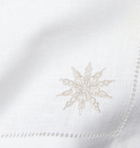 Sferra Fiocco Tabletop Essentials Traditional Cocktail Napkin - Set of 4