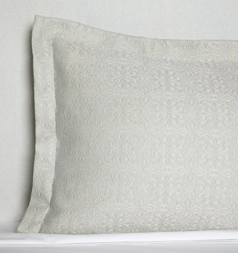 Traditional Floral Stitched Cotton Shams