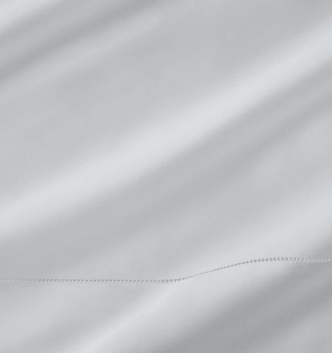 Minimalist Solid Egyptian Cotton Sateen Flat Sheet