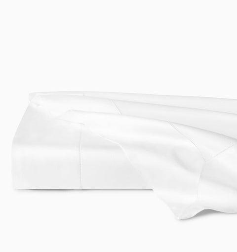 Minimalist Solid Egyptian Cotton Sateen Flat Sheet