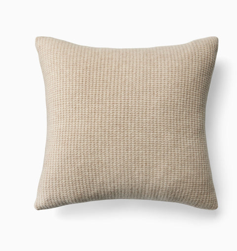Sferra Classic Crochet Contemporary Euro Cushion with Removable Cover - 18 x 18