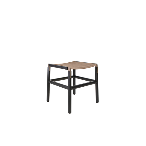 Timeless Minimalist Saddle Stool with Cylinder Leg