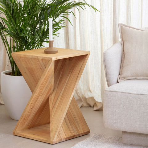Space Saving Freeform Silhouette Minimalist Accent Table