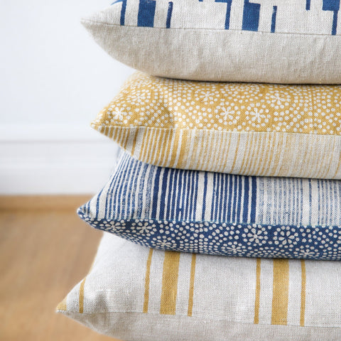 Filling Spaces Artful Traditionalist Handcrafted Bohemian Accent Throw Pillow - 18 x 18 - 20 x 20 - 22 x 22 - 24 x 24 - 26X 26 - 14 x 20 - 14 x 40 - 18 x 40 - 16 x 50