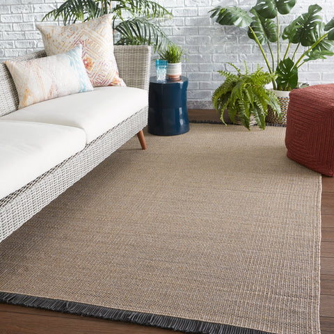 Bohemian Neutrals Fringed Area Rug - Rectangle