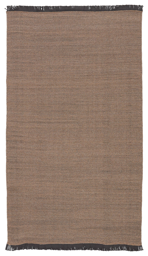 Bohemian Neutrals Fringed Area Rug - Rectangle