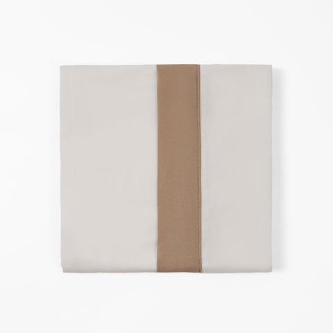 Minimalist Solid Sheet Set with Contrast Trim