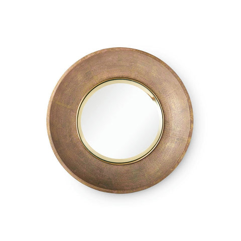 Traditional Ornate Round Accent Mirror for Entryway