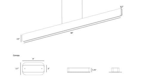 Ambient Sleek Minimalist Pendant Light