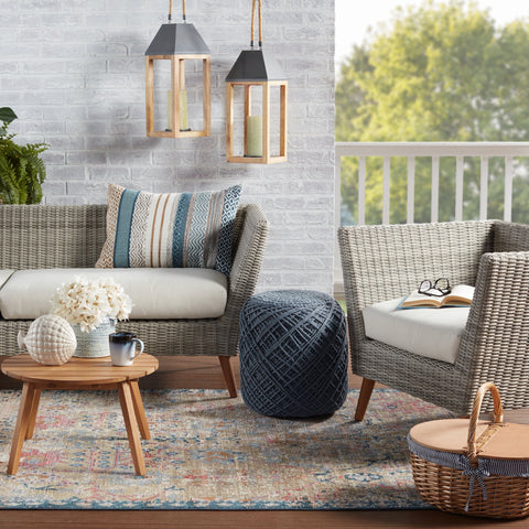 Bohemian Artful Traditionalist Marquis Runner with Border - Rectangle