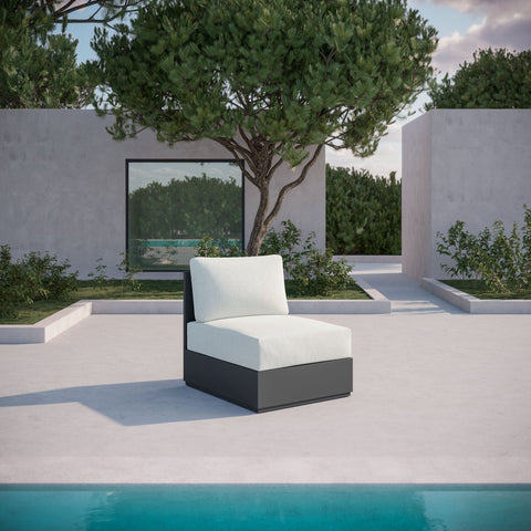 Sydney Modern Armless Club Lounge Chair