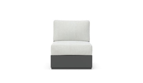Sydney Modern Armless Club Lounge Chair