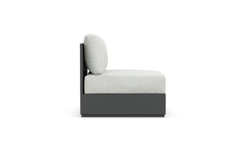 Sydney Modern Armless Club Lounge Chair