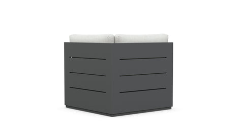 Sydney Modern Armless Club Lounge Chair for Outdoor Living