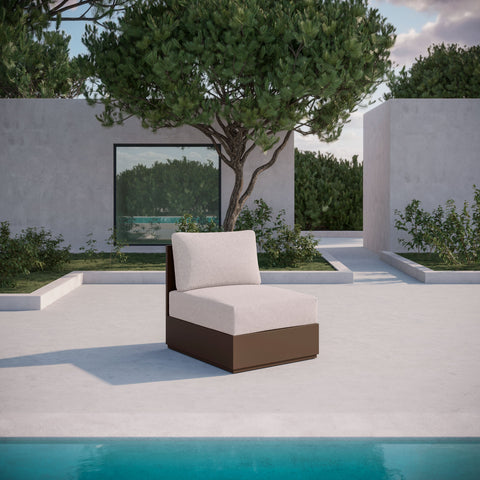 Sydney Modern Armless Club Lounge Chair