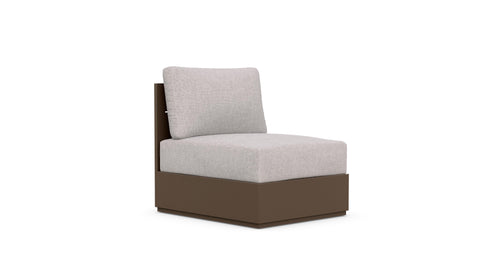 Sydney Modern Armless Club Lounge Chair