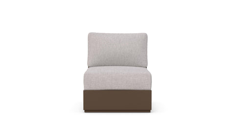 Sydney Modern Armless Club Lounge Chair