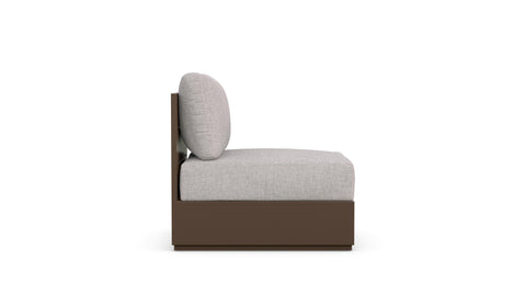 Sydney Modern Armless Club Lounge Chair