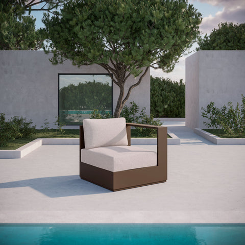 Sydney Modern Slipper Lounge Chair for Outdoor Living