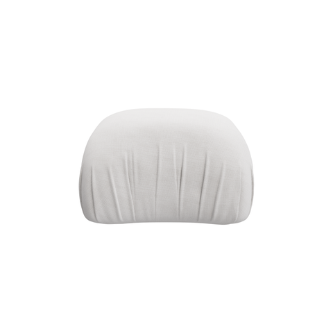 Sable Ottoman | Woven Ivory