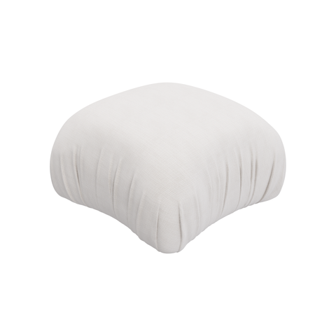 Sable Ottoman | Woven Ivory