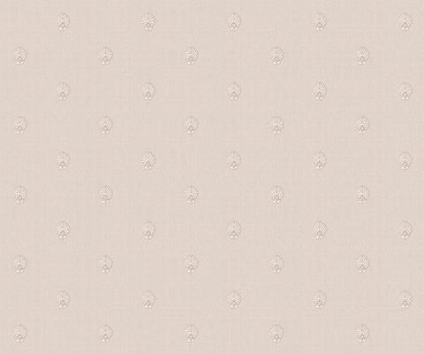 Artisan Floral Embroidery Fabric in Blush - 139cm