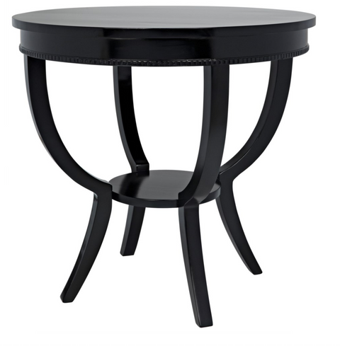 Scheffield Artful Traditionalist Round Center Table with Carving