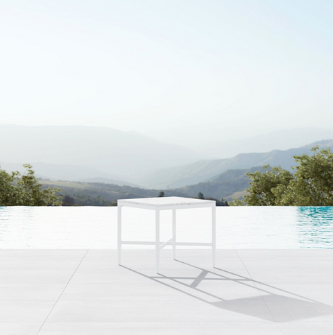 Azzurro Living Minimalist Marble Center Table