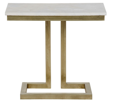 Alonzo Modern Marble C Table Accent Table