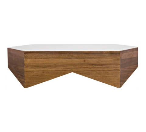 Amsterdam Minimalist Hexagonal Coffee Table