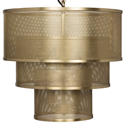 Ambient Arena Tiered Drum Art Deco Pendant Light