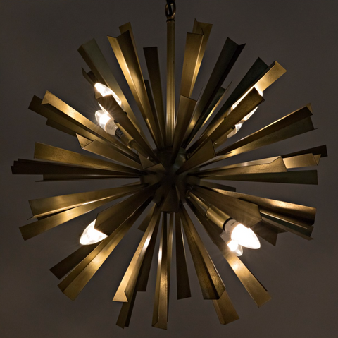 Ambient Bero Sputnik Mid Century Novelty Chandelier