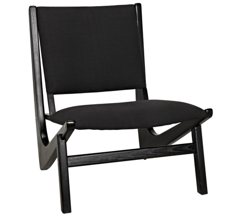 Boomerang Timeless Minimalist Mid Century Armless Club Lounge Chair